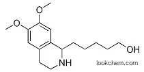 Molecular Structure of 148204-34-6 (5-(6,7-Dimethoxy-1,2,3,4-tetrahydro-isoquinolin-1-yl)-pentan-1-ol)